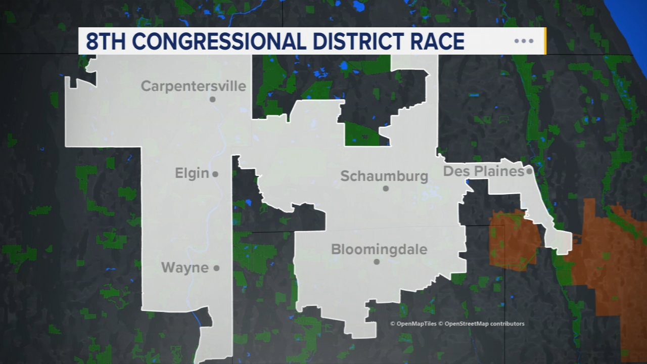 Former congresswoman, first-time candidate make final push in Illinois' 8th Congressional District
       — Wilmette Community news