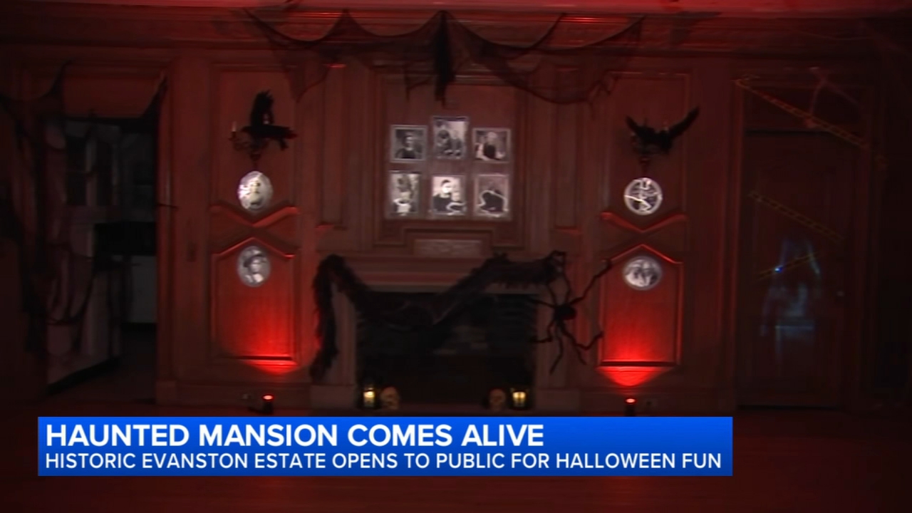 Evanston's historic Harley Clarke Mansion to welcome visitors for Halloween | ABC7 gets inside look
— ABC7 Chicago (WLS-TV)